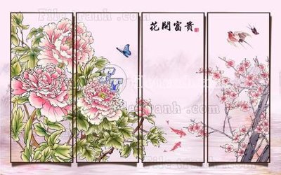 File gốc File gốc in tranh tổng hợp tường nền K41337 (phong cách) cổ điển