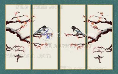 File tranh File gốc in tranh tổng hợp tường nền K41339 (gốc) chủ đề con người