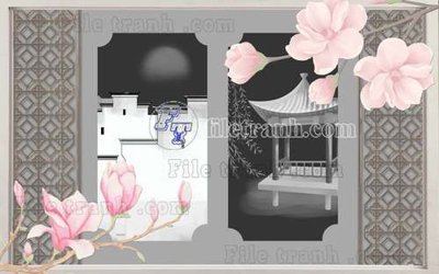 File tranh File gốc in tranh tổng hợp tường nền K41380 (ảnh gốc) chi tiết rõ ràng