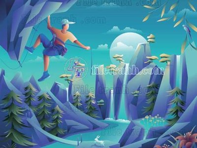 File in ấn File gốc in tranh tổng hợp tường nền K43073 (bản gốc) chất lượng cao