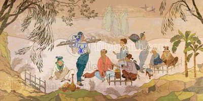 Tải file File gốc in tranh tổng hợp tường nền K43719 (gốc) để in ấn ngay