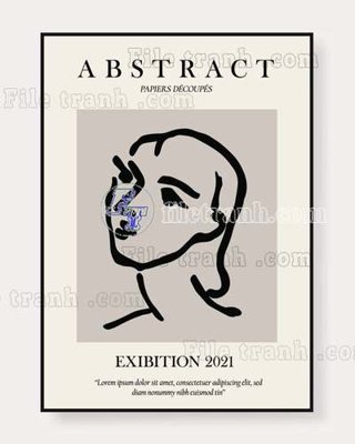 File gốc File gốc in tranh tổng hợp tường nền K43734 (phong cách) cổ điển