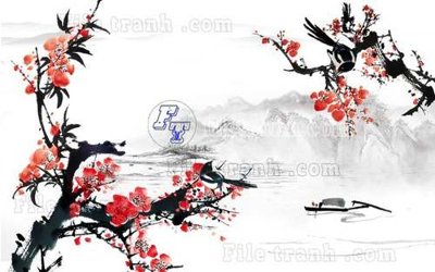 File in trần File gốc in tranh tổng hợp tường nền K44009 (bản gốc) 5D