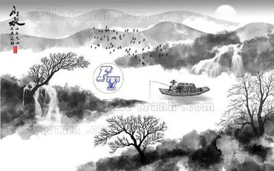 File gốc in ấn File gốc in tranh tổng hợp tường nền K44050 chất lượng vượt trội