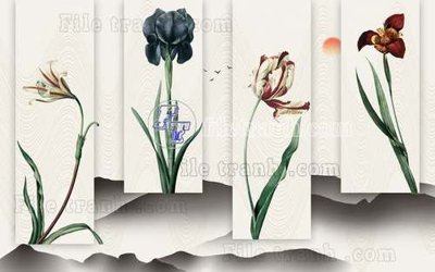 Tải file gốc File gốc in tranh tổng hợp tường nền K44057 (in không vỡ ảnh)