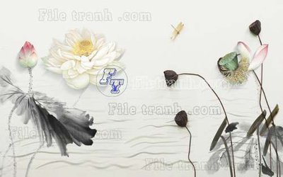 File gốc File gốc in tranh tổng hợp tường nền K44058 (cho in 3D) độc đáo