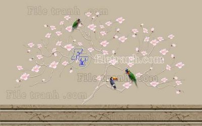 Tải file File gốc in tranh tổng hợp tường nền K44065 (gốc) làm tranh treo tường