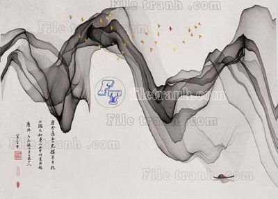 File gốc File gốc in tranh tổng hợp tường nền K44066 (cho in 3D) độc đáo