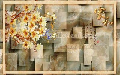 Ảnh gốc file in lụa File gốc in tranh tổng hợp tường nền K44103 chi tiết