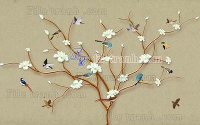 Tải file File gốc in tranh tổng hợp tường nền K44109 (gốc) in ấn chất lượng