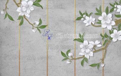 File in mica File gốc in tranh tổng hợp tường nền K44112 (bản gốc) siêu trong