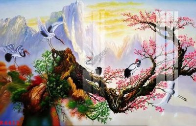 File tranh File gốc in tranh tổng hợp K4413 (bản gốc) in lụa 5D