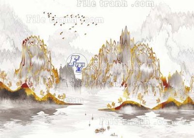 File tranh File gốc in tranh tổng hợp tường nền K44130 (ảnh gốc) chi tiết rõ ràng