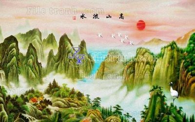 File tranh File gốc in tranh tổng hợp tường nền K44147 (gốc) in backlit film