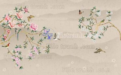 File gốc File gốc in tranh tổng hợp tường nền K44170 (dành cho quảng cáo)