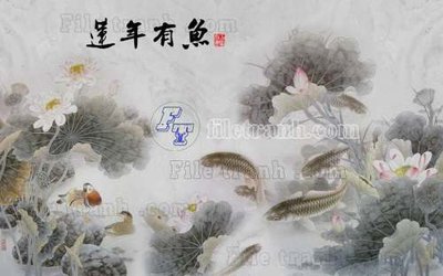 File PSD File gốc in tranh tổng hợp tường nền K44201 (bản gốc) độ phân giải cao