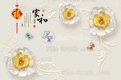 Tải file File gốc in tranh tổng hợp tường nền K44208 (ảnh gốc) in gạch men