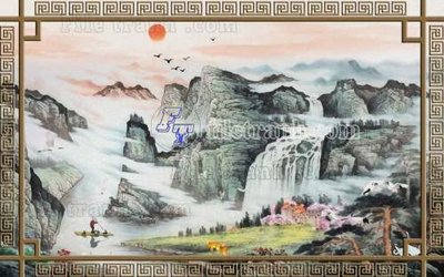 File gốc File gốc in tranh tổng hợp tường nền K44221 (in 3D) cho trang trí