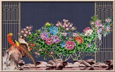 File PSD File gốc in tranh tổng hợp tường nền K44236 (bản gốc) dễ dàng edit