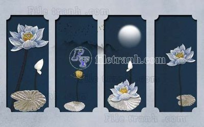 File gốc File gốc in tranh tổng hợp tường nền K44238 (PNG) trong suốt (transparent)