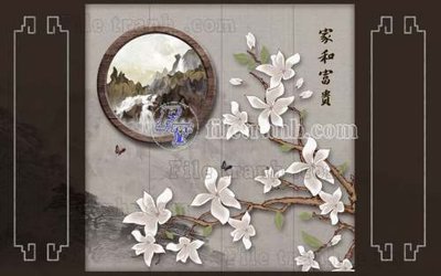 File gốc File gốc in tranh tổng hợp tường nền K44243 (phong cách) châu Âu