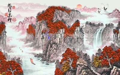 File gốc File gốc in tranh tổng hợp tường nền K44264 (phiên bản chuẩn) để in ấn