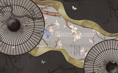 File gốc File gốc in tranh tổng hợp tường nền K44279 (in tráng gương) ốp tường