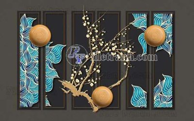 File in trần File gốc in tranh tổng hợp tường nền K44285 (bản gốc) 5D