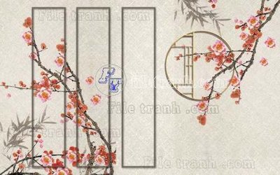 File in mica File gốc in tranh tổng hợp tường nền K44295 (bản gốc) sắc sảo