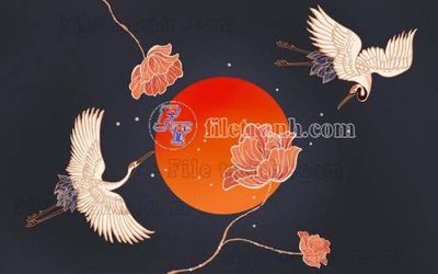 File PSD File gốc in tranh tổng hợp tường nền K44302 (gốc) nhiều lớp (multi-layer)