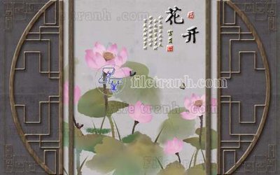 File gốc File gốc in tranh tổng hợp tường nền K44304 (in 3D) cho trang trí