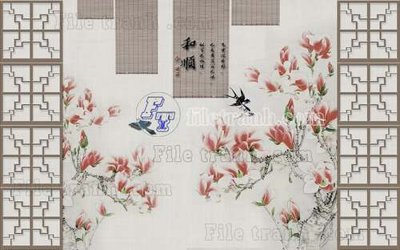 File gốc File gốc in tranh tổng hợp tường nền K44321 (cho in UV) siêu nét