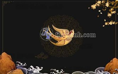 File tranh File gốc in tranh tổng hợp tường nền K44335 (file gốc) chủ đề phong thủy