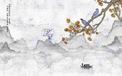 File PSD File gốc in tranh tổng hợp tường nền K44351 (bản gốc) độ phân giải cao