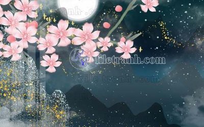 File gốc File gốc in tranh tổng hợp tường nền K44359 (trang trí) phòng ngủ