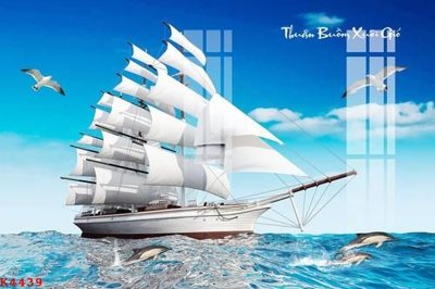 File tranh PSD File gốc in tranh tổng hợp K4439 chất lượng cao