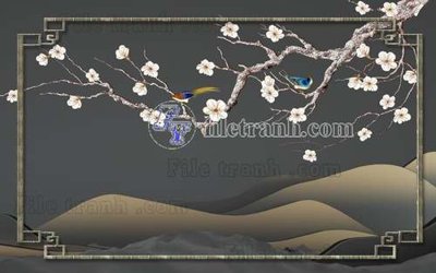 File tranh in trần File gốc in tranh tổng hợp tường nền K44418 (ảnh gốc siêu nét)