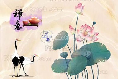 File in trần File gốc in tranh tổng hợp tường nền K44419 (bản gốc) 5D