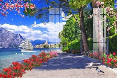 Download file gốc File gốc in tranh tổng hợp K4443 (in lụa) nghệ thuật