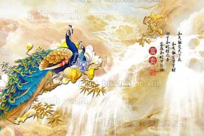 File in trần File gốc in tranh tổng hợp tường nền K44473 (bản gốc) hoa văn