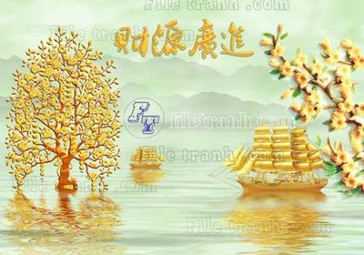 Chi tiết file ảnh File gốc in tranh tổng hợp tường nền K44559 sắc nét