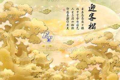 File tranh in tráng gương File gốc in tranh tổng hợp tường nền K44561 (siêu nét)