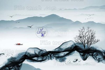 File tranh gốc PSD File gốc in tranh tổng hợp tường nền K44570 còn nguyên layer