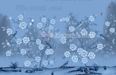 File in lụa File gốc in tranh tổng hợp tường nền K44575 (chất lượng cao) File gốc in tranh tổng hợp tường nền K44575