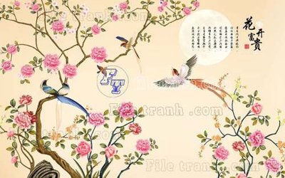 Download file File gốc in tranh tổng hợp tường nền K44582 (gốc) cho xưởng in