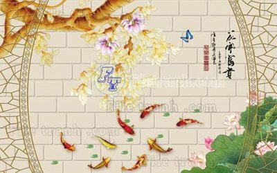 File ảnh File gốc in tranh tổng hợp tường nền K44619 (gốc) dùng in Pano