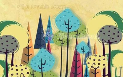 Chi tiết file gốc File gốc in tranh tổng hợp tường nền K44652 (cho in tráng gương)