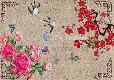 File in trần File gốc in tranh tổng hợp tường nền K44678 (file gốc) phong thủy