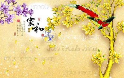 Tải file File gốc in tranh tổng hợp tường nền K44688 (gốc) làm file in ấn