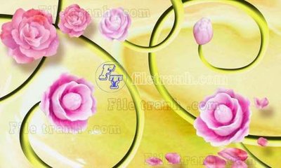 File tranh File gốc in tranh tổng hợp tường nền K44693 (bản gốc) trang trí văn phòng